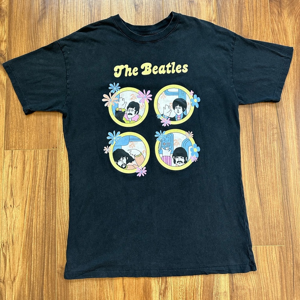 Cotton On The Beatles Relaxed Boyfriend Tee Women’s Small T Shirt